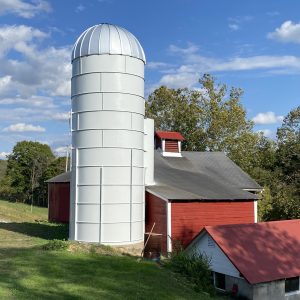 Metal silo, no more rust!