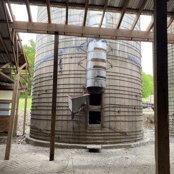 Old stave silo in Massachusetts